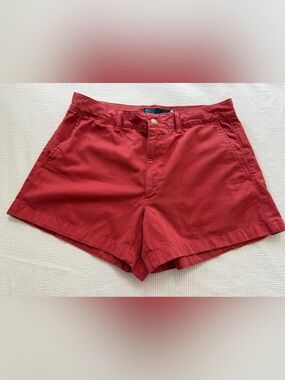 Polo by Ralph Lauren Nantucket Red Cotton Chino Shorts. Size 6.